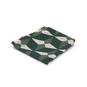 Die Tasche aus Upcycling-Stoff, ideal für feste Kosmetika - Lamazune