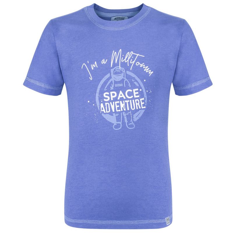 Maglietta resistente "Space" per bambini (disegnata in Germania, prodotta in Portogallo) - 4 taglie, da 2 a 9 anni - MilliTom