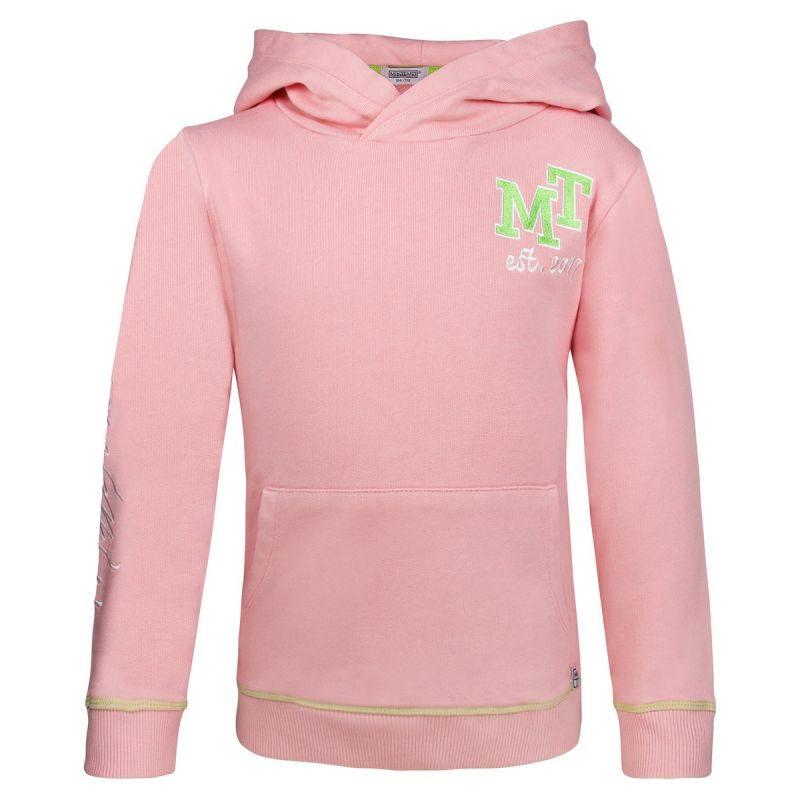 Sweat à capuche enfant durable "Cool Sleeve" Rose (fabriqué au Portugal) - 4 tailles, 2 à 9 ans - MilliTomm