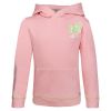 Nachhaltiges Kinder-Kapuzensweatshirt "Cool Sleeve" Rose (hergestellt in Portugal) - 4 Größen, 2 bis 9 Jahre - MilliTomm