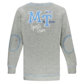 Nachhaltiger Pullover für Kinder "MT" Grau (hergestellt in Portugal) - 4 Größen, 2 bis 9 Jahre - MilliTomm