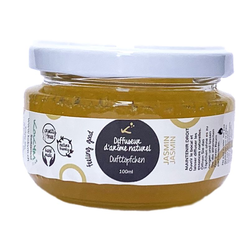 Bocal aromatique naturelle - Jasmin, anti-odeurs - 100ml - Kokym Switzerland