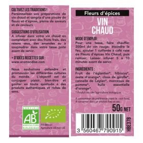 BIO Gewürzblüten für Glühwein "Wintergeschmack" - 50g - Aromandise