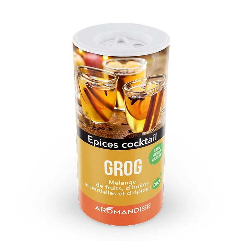 Mélange d'épices BIO pour Grog "Saveurs d'hiver" - 100g - Aromandise