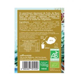 Tisane festive BIO "Soirée d'hiver" - 100g - Hildegarde de Bingen