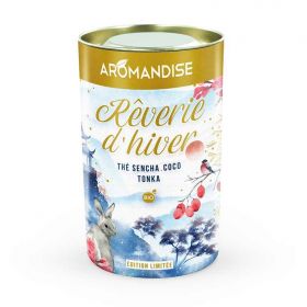 Tè biologico "Sogno d'Inverno", Sencha, Cocco e Tonka - 80g - Aromandise