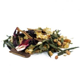 Thé BIO "Noël Céleste", Genmaïcha, Poire & Cannelle - 80g - Aromandise