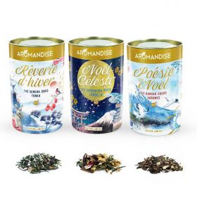 Coffret thés japonais BIO de Noël