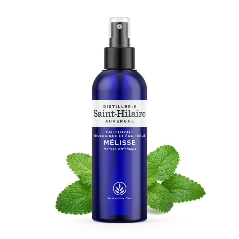 Hydrolat Aromatique BIO (Eau Florale) de Mélisse - 200ml - De Saint Hilaire