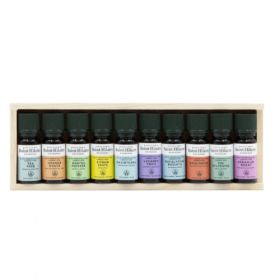 Coffert en bois pour acceuillir 10 huiles essentielles de 10ml - Saint-Hilaire