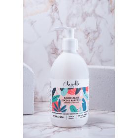 Sapone liquido biologico, Burro di Karité e Cocco - Adulti e bambini dai 3 anni - 500ml - Chouette Paris