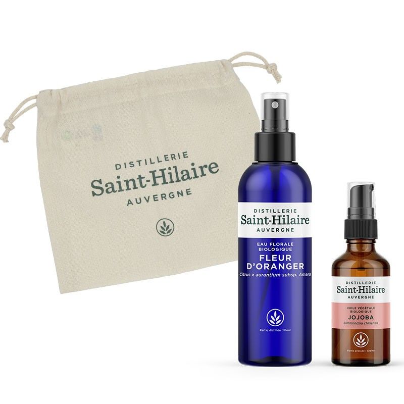 Meine Kosmetiktasche, "Gesichtsritual" für Mischhaut: Orangenblütenhydrolat und Jojobaöl - Saint-Hilaire