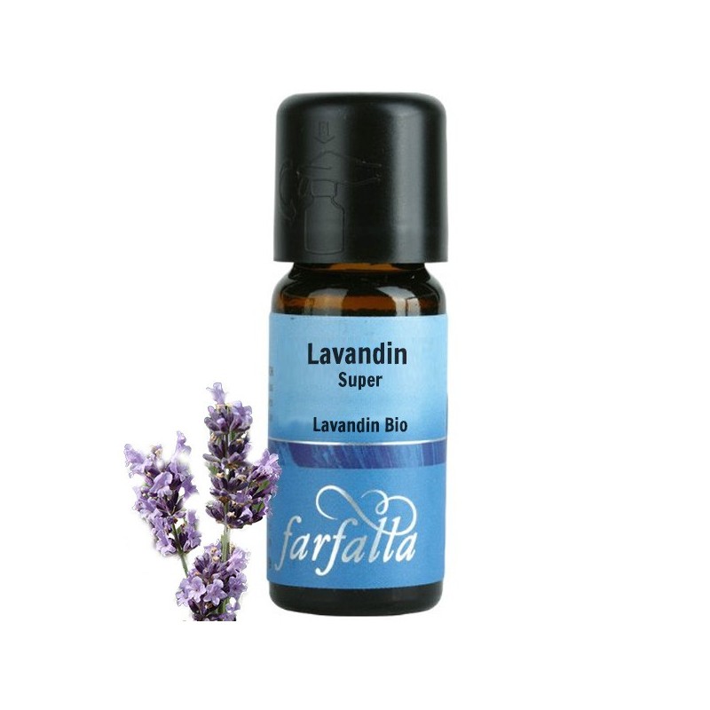 Huile essentielle (Ethérée) - Lavandin Super - 100% naturelle et pure -  10 ml - Farfalla