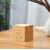 Orologio ecologico Bamboo Cube Plus, 4 funzioni - Gingko Design