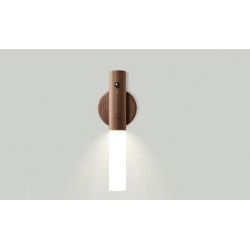 Lampe bâton intelligente écoconcue en bois de Noyer - Gingko Design