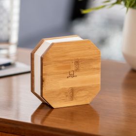 Lampe accordéon intelligente écoçoncue en Bamboo - Gingko Design