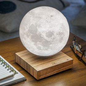 Hängelampe Mond mit Sockel aus Walnussholz - Gingko Design
