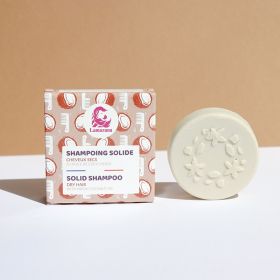 Coffret de cosmétiques solides: Trio Démêli-Mélo pour cheveux secs- 3 pces dans un coffret en bois - Lamazuna