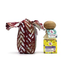 Kit solido per lavare i piatti: sapone solido con bicarbonato e spazzola ricaricabile - Lamazuna