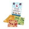 Involucro alimentare riutilizzabile, cera vegetale, Wrap Very Vegan - 3pz - Lamazuna