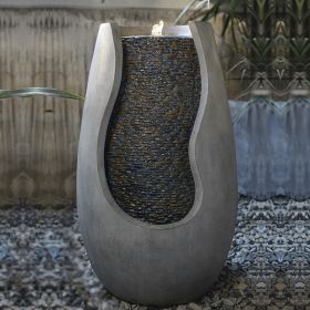 Fontaine à eau - "Moderne Molly" (avec éclairage LED)  - Zen'Light