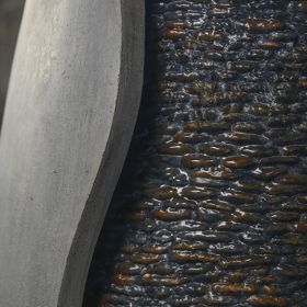 Zimmerbrunnen - "Moderne Molly" (mit LED-Beleuchtung) - Zen'Light