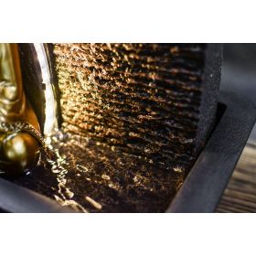 Zimmerbrunnen - "Jati" (mit LED-Band)- Zen'Light