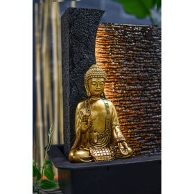 Zimmerbrunnen - "Jati" (mit LED-Band)- Zen'Light