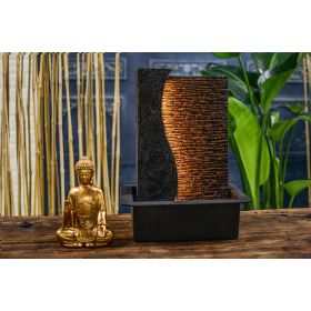 Fontaine à eau - "Jati" (avec bandeau LED)- Zen'Light