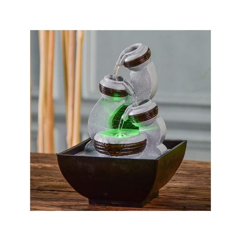 Fontaine à eau - "Kara" (avec éclairage LED)- Zen'Light