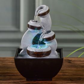 Zimmerbrunnen - "Kara" (mit LED-Beleuchtung)- Zen'Light