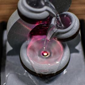 Zimmerbrunnen - "Kara" (mit LED-Beleuchtung)- Zen'Light