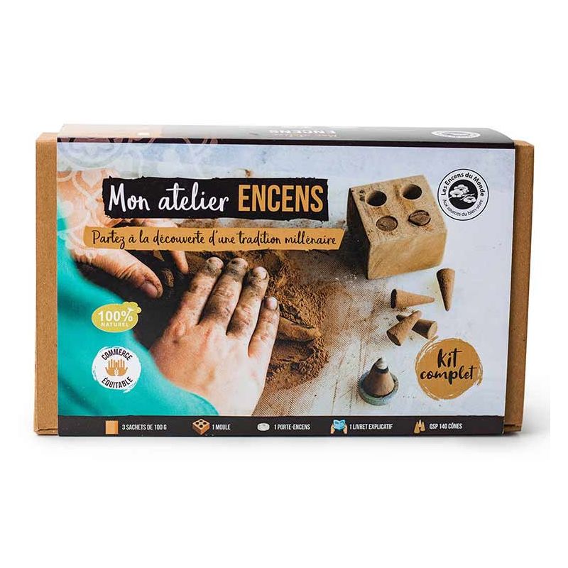 Coffret "Mon Atelier Encens DIY" pour créer vos propres encens, 100% naturels - Aromandise