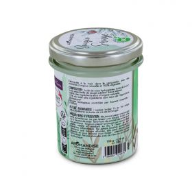 Candela per ambienti 100% naturale e biologica alla salvia con cera di soia, 30h - 150g - Aromandise