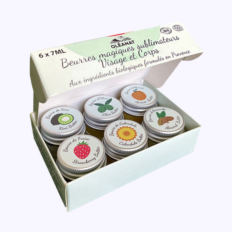 Set di 6 burri magici sublimanti, viso e corpo - 6x7ml - Oléanat