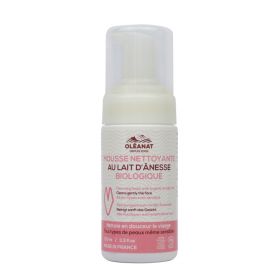 Mousse nettoyante Bio au lait d'ânesse des Açores - 100ml - Oléanat