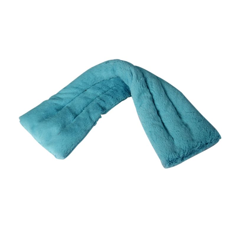 Bouillotte tour de cou au blé et lavande, à chauffer au micro-ondes - Céleste - Pelucho (L'artisan du Bien-être)