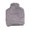 Bouillotte à base de blé et lavande, à chauffer au micro-ondes - Grise - Pelucho (L'artisan du Bien-être)