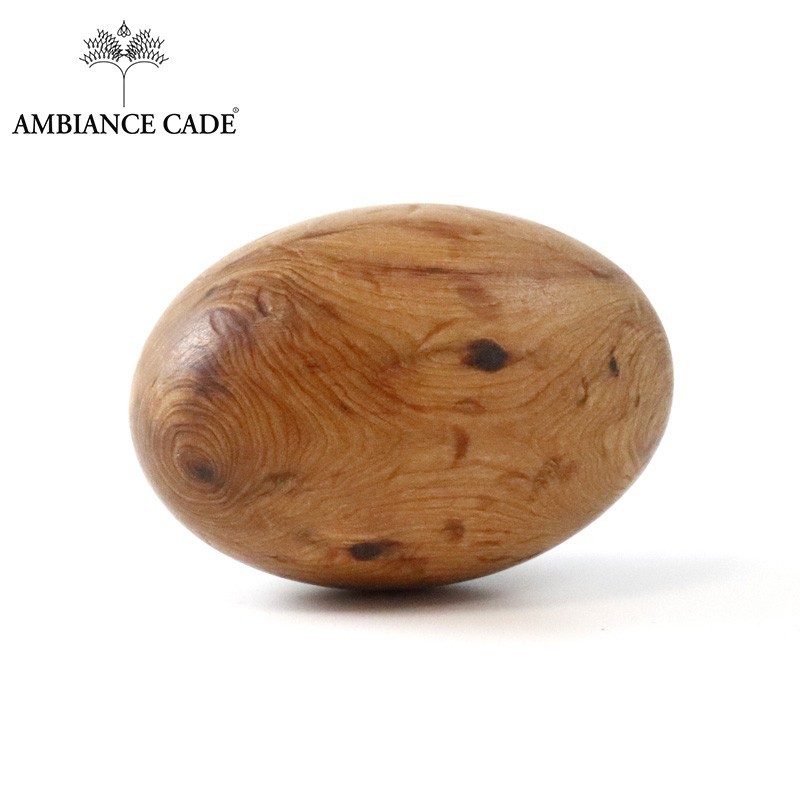 Galet en bois de Cade sauvage, Cadalithe - env. 10g - Ambiance Cade