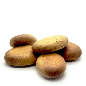 Galet en bois de Cade sauvage, Mini cadalithe - 1pce, env. 10g - Ambiance Cade