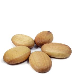 Galet en bois de Cade sauvage, Mini cadalithe - 1pce, env. 10g - Ambiance Cade