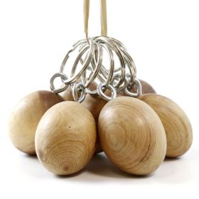 Handgefertigter und einzigartiger Schlüsselanhänger aus wildem Cade-Holz - 1Stück, ca. 10g - Ambiance Cade