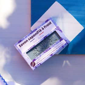 Savon saponifié à froid, 100% naturel - Soin Relax, Lavande - 100g - Lamazuna