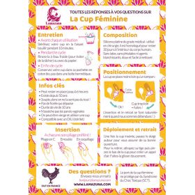 Cup menstruelle, 100% de silicone médical, 100% française - Taille 1 - Lamazuna