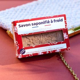 Kaltverseifte Seife, 100% natürlich - Sanfte Pflege mit Süßmandel - 100g - Lamazuna