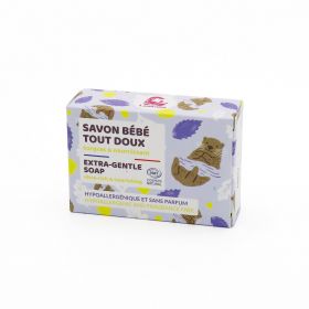 Sapone per bambini supergrasso e nutriente - Biologico, vegano e naturale al 100% - 100 g - Lamazuna