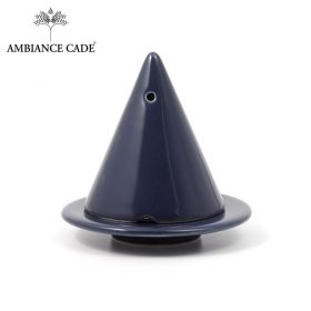 Merlin-Lampe zum Verbrennen von Kade-Holz, Nachtblau - Ambiance Cade
