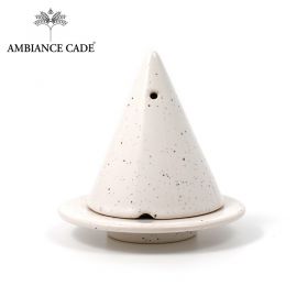 Lampe de Merlin pour bois de cade, Blanche Mouchetée - Ambiance Cade