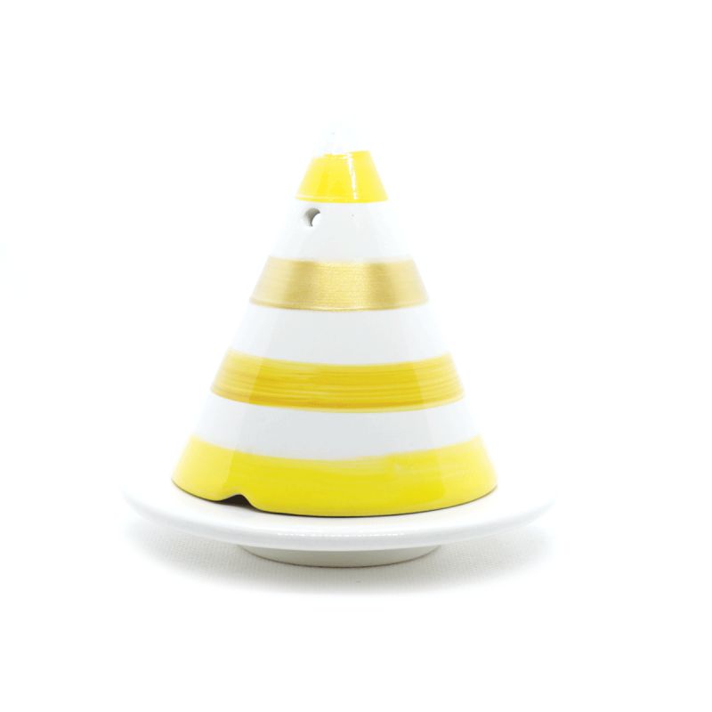 Lampada Merlin per bruciare il legno di cade, Striscia gialla - Ambiance Cade