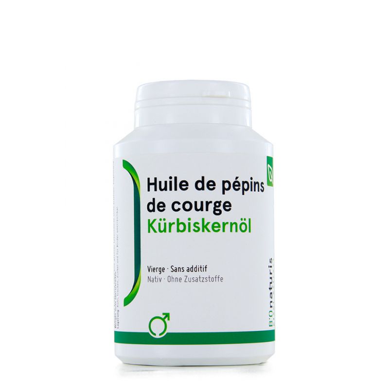 Huile de pépins de courge - 180 gélules (500mg) - BIOnaturis